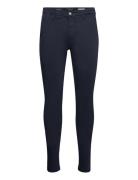 Replay Zeumar Trousers Slim Hyperchino Color Xlite Marinblå