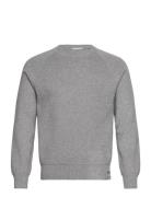 Replay Sweater Regular Planet Powered Grå