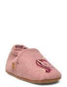 Melton Unicorn Wool Slippers Rosa