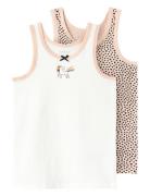 Name It Nmftank Top 2P Evening Sand Hearts Noos Vit