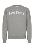 Les Deux Charles Sweatshirt Grå