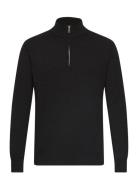 Oscar Jacobson Patton Half Zip Svart