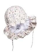 Melton Bell Hat W/Print Beige