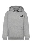 PUMA Ess Small Logo Hoodie Fl B Grå