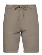 Lindbergh Linen Blend Herringb Short Grön