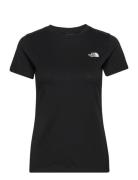 The North Face W S/S Simple Dome Slim Tee Svart