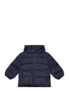 Mango Quilted Jacket Marinblå