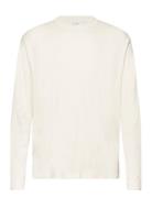 Mango 100% Cotton Long-Sleeved T-Shirt Kräm