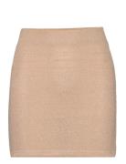 Mango Knitted Miniskirt Beige