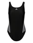 Adidas Sportswear Adidas 3 Stripes Swimsuit Svart