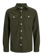 Jack & J S Jjedarren Overshirt Ls Noos Grön