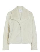 Vila Viebba L/S New Short Jacket Beige