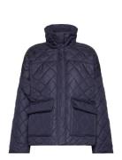 GANT Quilted Jacket Marinblå