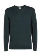 Calvin Klein Superior Wool Crew Neck Sweater Grön