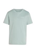 Calvin Klein Chest Inst.logo Ss T-Shirt Blå