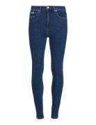 Calvin Klein Jeans Mid Rise Skinny Blå