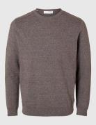 Selected Homme Slhberg Crew Neck Noos Brun