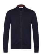 Tom Tailor Knitted Bomber Jacket Marinblå