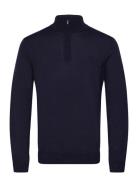 J. Lindeberg Kiyan Quarter Zip Sweater Marinblå