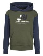 Jack & J S Jjkylo Sweat Hood Mni Multi/patterned