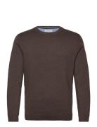 Tom Tailor Basic Crewneck Knit Brun