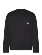 J. Lindeberg Walsh Ls Pocket Tee Svart