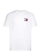 Tommy Jeans Tjm Reg Rwb Sig Flag Tee Ext Vit