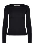 REMAIN Birger Christensen Long Sleeve Jersey Top Svart