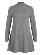 Vila Vicomfy A-Line Rollneck Knit Dress/Pb/1 Grå