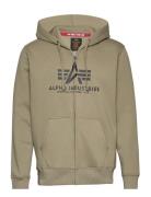 Alpha Industries Basic Zip Hoody Khaki Green