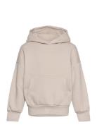 Lindex Sweatshirt Hood Solid Basic Beige