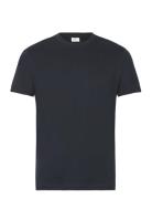 Mango Slim-Fit Cotton T-Shirt Marinblå