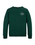 Tommy Hilfiger Th Logo Puff Embr Reg Sweatshirt Grön