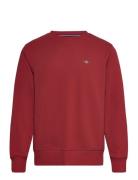 GANT Reg Shield C-Neck Sweat Röd