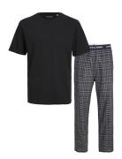 Jack & J S Jacbasic Tee And Woven Pants Giftb Jnr Svart