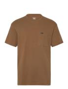 Lee Jeans Relaxed Pocket Tee Brun