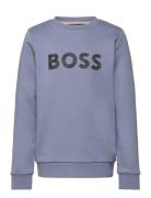 BOSS Sweatshirt Blå