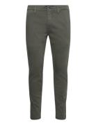 Replay Zeumar Trousers Slim Hyperchino Color Xlite Grön