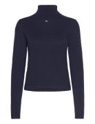 Tommy Jeans Tjw Essential Trtlnk Sweater Ext Marinblå