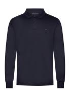 Tommy Hilfiger L/S Liquid Cotton Reg Polo Marinblå