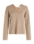 Calvin Klein Df Wool Blend Sweater Beige