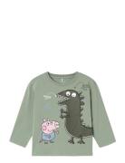 Name It Nmmabrum Peppapig Ls Nreg Top Cplg Grön