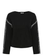 YAS Yasstitcha Ls Knit Pullover S. Noos Svart