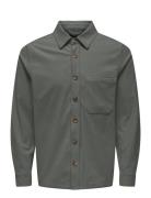 ONLY & SONS Onstile Corduroy 0111 Shirt Grå