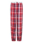 Tommy Hilfiger Flannel Cuffed Pant Röd