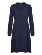 Vero Moda Maternity Vmmaya V-Neck Ls Dress Ga Marinblå