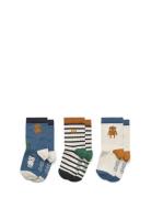 Liewood Silas Socks 3-Pack Multi/patterned