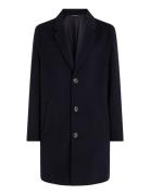 Tommy Hilfiger Dc Wool Mix Coat Marinblå