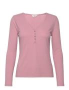 Lee Jeans Ls Henley Rosa