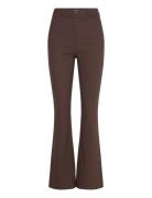 Minus Mscarma Flared Graphic Pants Brun